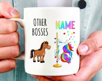 National Boss Day Gift, Boss Unicorn Mug, Funny Boss Mug, Gift For Boss, Boss Leaving Gift, Worlds Best Boss Mug, Boss Gag Gifts, Boss Lady