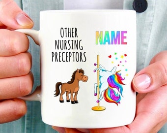 Nurse Preceptor Gift, Nurse Preceptor Mug, Nursing Preceptor Coffee Mug, Nursing Student Gift, Preceptor Gifts, Thank You Unicorn, Christmas