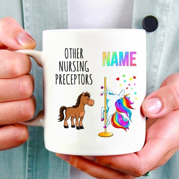 Nurse Preceptor Gift, Nurse Preceptor Mug, Nursing Preceptor Coffee Mug, Nursing Student Gift, Preceptor Gifts, Thank You Unicorn, Christmas