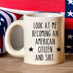 US Citizenship Gift • Citizenship Gifts • Citizenship Party • USA Citizenship • American Citizen Mug • New Citizen • 4th Of July Gift