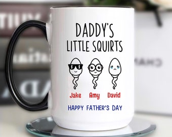 Funny Father's Day Mug, Gift For Dad, Custom Gift For Husband, Father's Day Rude Gift, Dad Mug From Daughter Son, Dad Birthday Gift