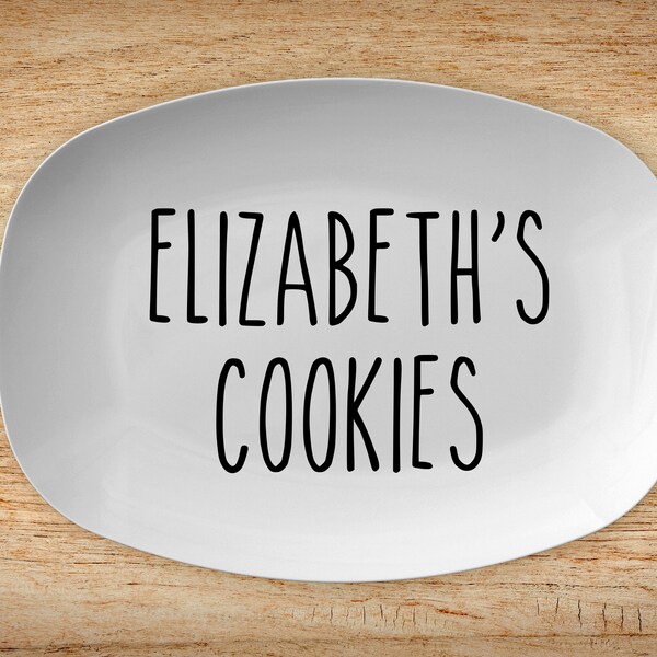 Santa Cookie Plate Etsy
