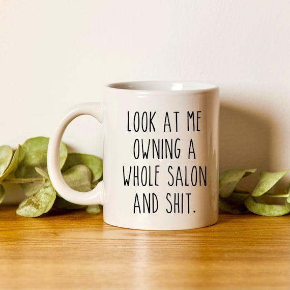Salon Owner Mug, Salon Owner Gift, Hair Salon Owner, Beauty Salon Owner, Boss Lady Mug, Entrepreneur Mug, Hair Stylist
