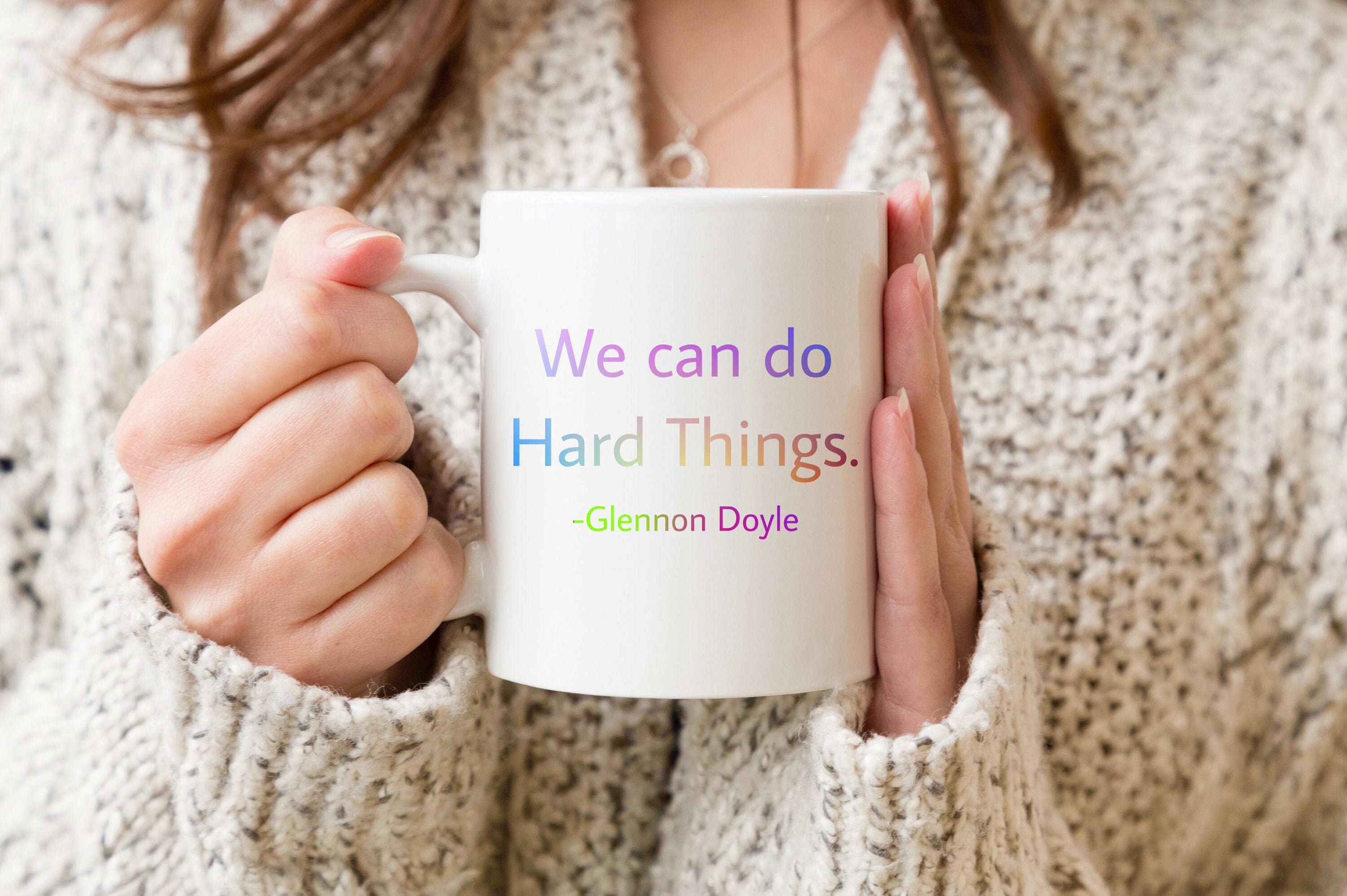 We Can Do Hard Things Coffee Mug Glennon Doyle Mug Untamed Etsy We Can Do Hard Things Coffee Mug Glennon Doyle Mug Untamed Etsy