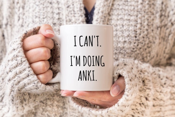 Med Student Gift • Medical School Gift • Med Student Mug • Doctor Mug • I'm Doing Anki • Anki Gifts • New Doctor • PHD Gift • Premed Gift