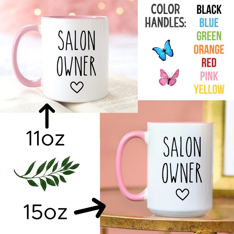 Salon Owner Mug Salon Owner Gift Hair Salon Owner Beauty Etsy