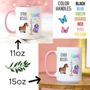 National Boss Day Gift, Boss Unicorn Mug, Funny Boss Mug, Gift For Boss, Boss Leaving Gift, Worlds Best Boss Mug, Boss Gag Gifts, Boss Lady image 3