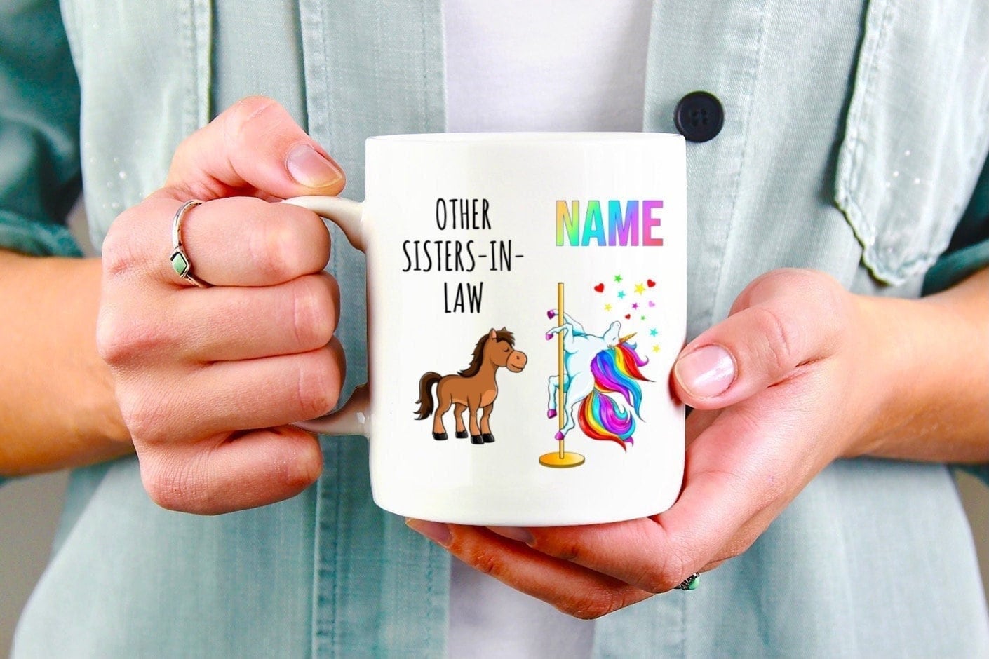Sister In Law Unicorn Gift, Sister In Law Mug, Gifts for Sister in Law, Wedding In Law Gift, Sister In Law Coffee Mug, Birthday Gift, Bridal