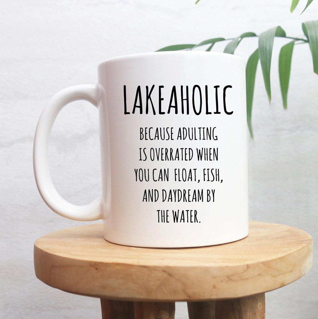 Lake Mug, Lake House Gift, Cute Lake House Decor, Aesthetic Lake Gift