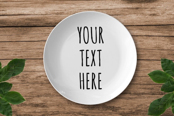 Customized Plate, Custom Name Plate, Custom Plates, Personalized Plates, Custom Photo on Plate, Custom Christmas Gift Fathers Dad Mothers