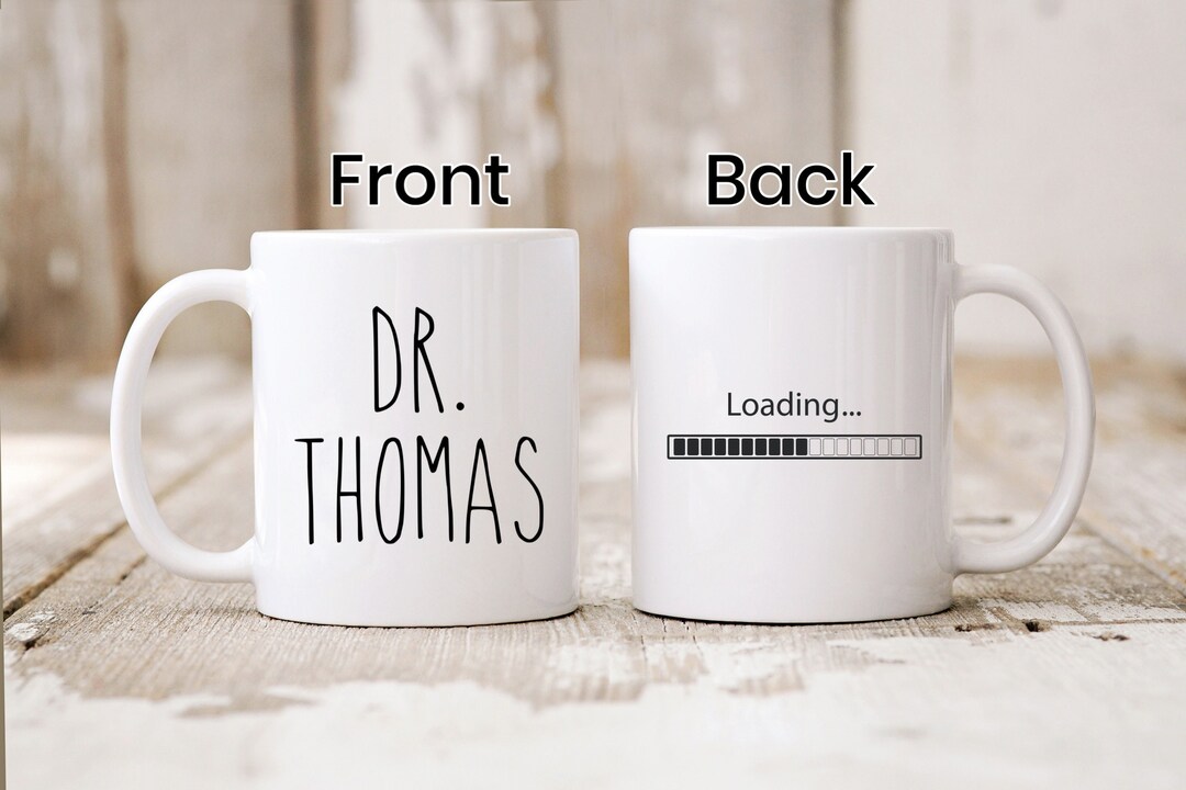 Buy Custom LOADING New PHD Mug, Custom Graduation Gift, Medical School ...