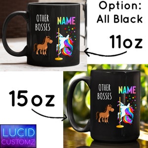 National Boss Day Gift, Boss Unicorn Mug, Funny Boss Mug, Gift For Boss, Boss Leaving Gift, Worlds Best Boss Mug, Boss Gag Gifts, Boss Lady image 4