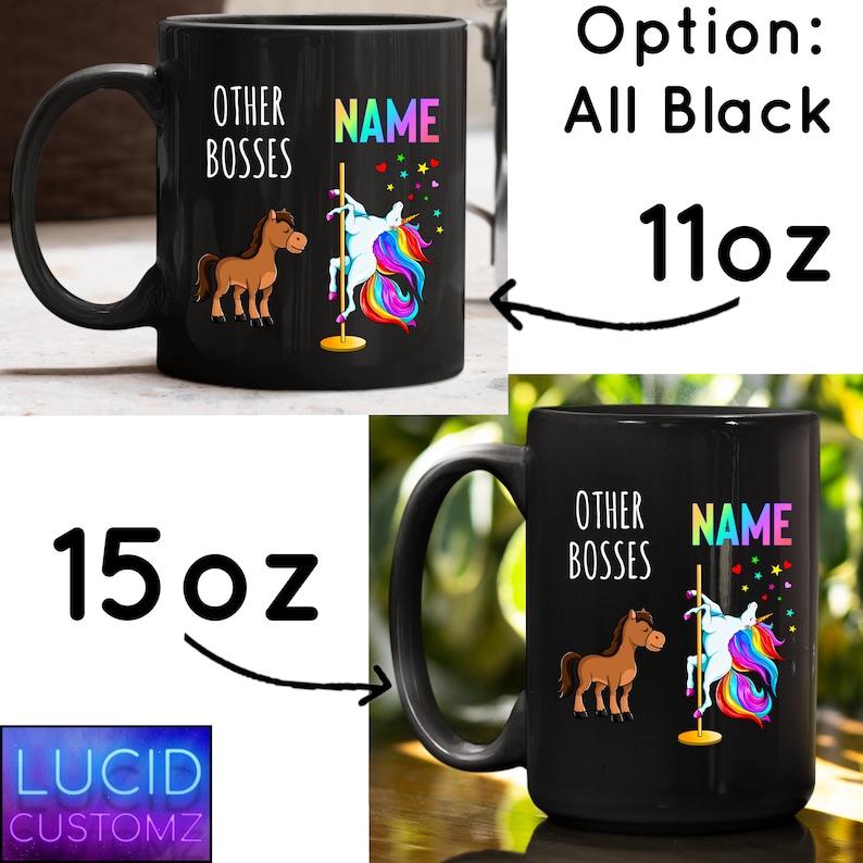 National Boss Day Gift, Boss Unicorn Mug, Funny Boss Mug, Gift For Boss, Boss Leaving Gift, Worlds Best Boss Mug, Boss Gag Gifts, Boss Lady image 4