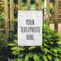 Custom Garden Flag, Personalized Garden Flag, Garden Gift, Outdoor Decor, Advertising, Event Banner, Double-Sided - Add Your Photo Or Text
