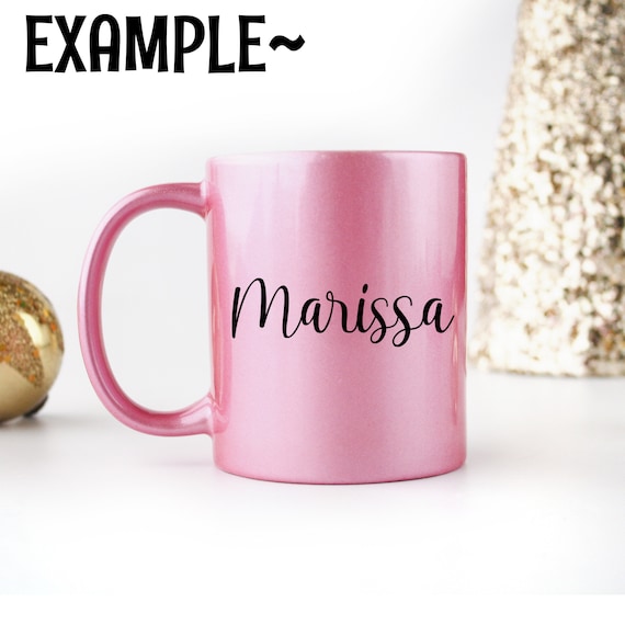 Pink Custom Metallic Coffee Mug Personalized Coffee Mug 11oz - Etsy Australia Pink Custom Metallic Coffee Mug Personalized Coffee Mug 11oz - Etsy Australia