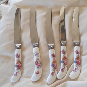 ビンテージ Crown Derby 花柄ナイフ 専用ケース付き Royal Crown Derby Cutlery - Etsy