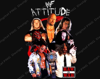 ATTITUDE ERA WWE png , Instant Download, Digital Files Png