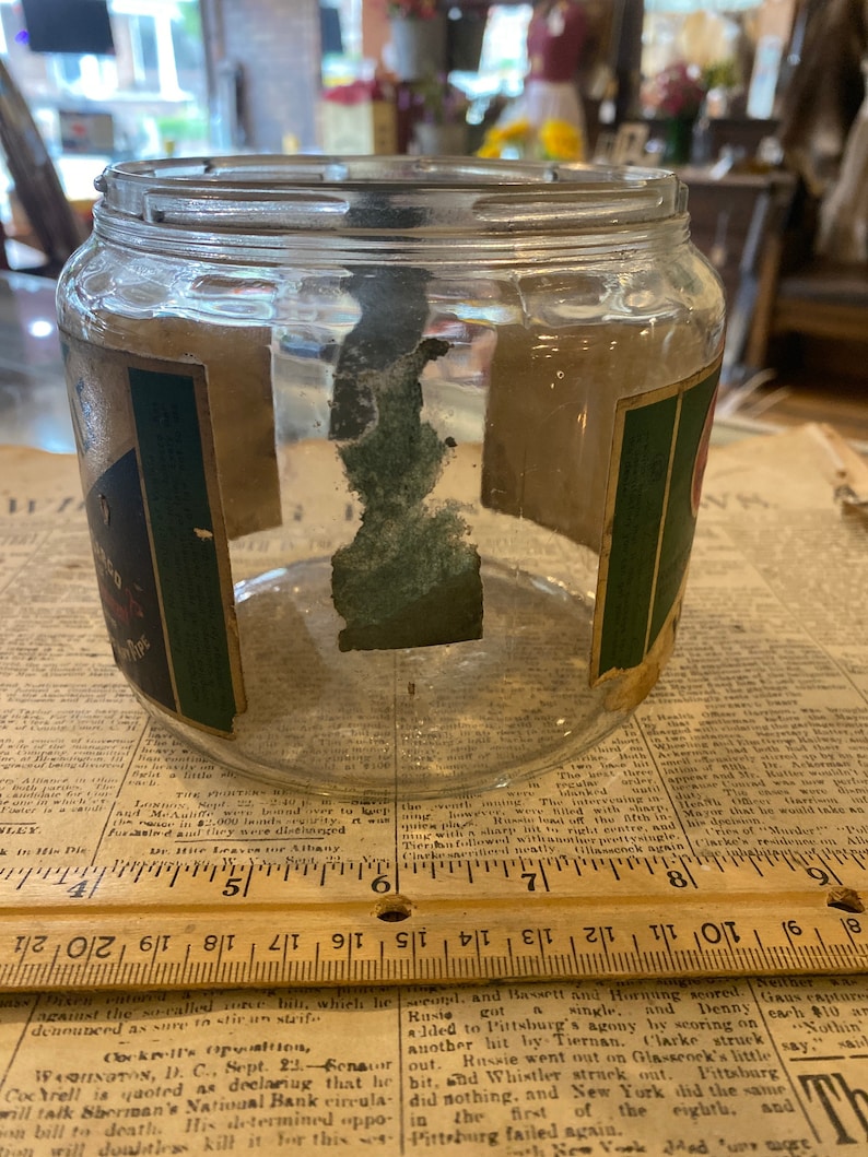 Half and Half Pipe Tobacco Jar Etsy