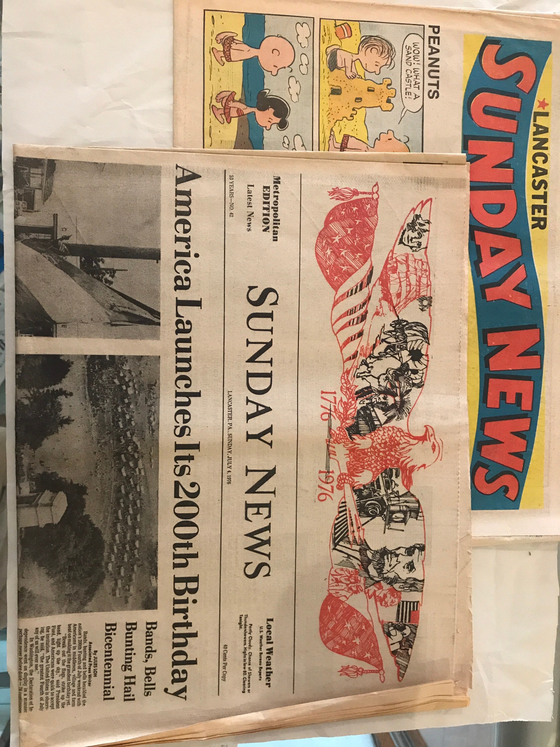 July 41976 Lancaster Pa newspaper Etsy