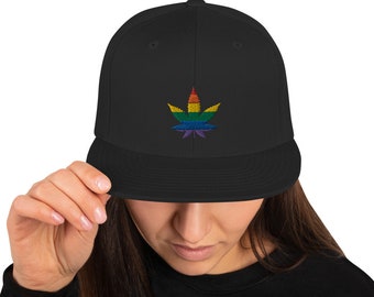 Cannabis Rainbow Leaf Gay Pride Baseball Cap Men/Women New Snapback Caps Cannabis Rainbow Leaf Gay Pride Baseball Cap Men/Women New Snapback Caps