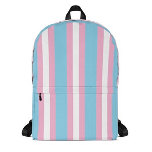 LGBT Pride Transgender Flag Laptop Backpack