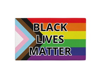 LGBT Pride Black Lives Matter Progressive Flag Premium Pillow Case
