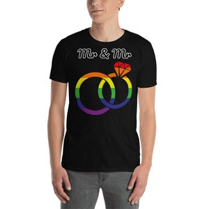 LGBT Pride Rainbow Flag Mr & Mr Short-Sleeve Unisex T-Shirt