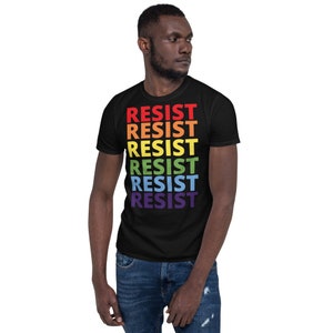 LGBT Resist Short-Sleeve Unisex T-Shirt