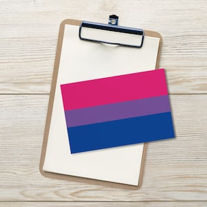 LGBT Pride Bisexuellen Flagge Standard Postkarte
