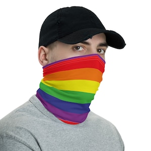 LGBT Pride Rainbow Flag Neck Gaiter