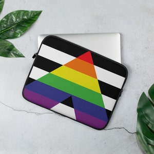 LGBT Pride Ally Flag Laptop Sleeve