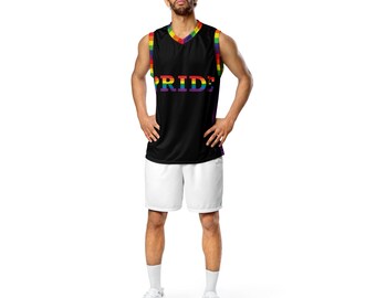 Intersex Inclusive Pride Flag Unisex Basketball Jersey