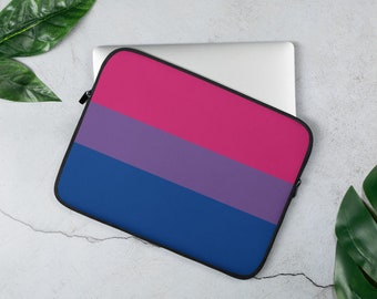 LGBT Pride Bisexuellen Flagge Laptoptasche