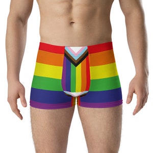 LGBT Pride Progressive Rainbow Flag Boxer Briefs