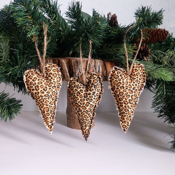 Leopard Print Ornaments Etsy