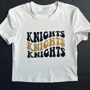 UCF custom cropped shirts