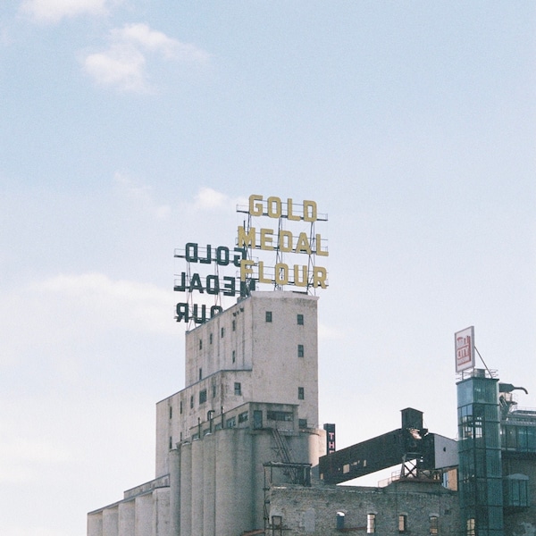 Goldmedaille Mehl in Minneapolis, MN; 35 mm Filmdruck