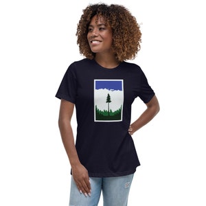 Cascadia Douglas camiseta gráfica de abeto