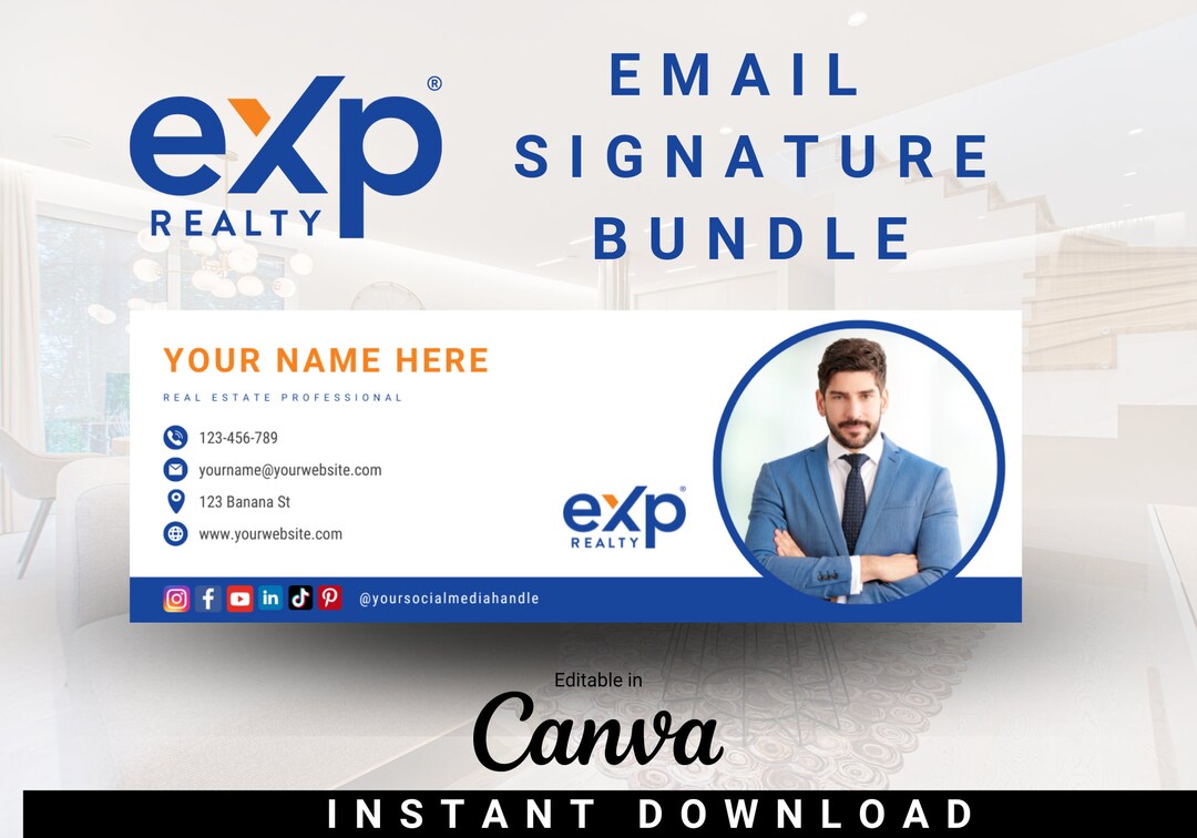 EXP Realty Email Signature Professional Email Signature for Gmail