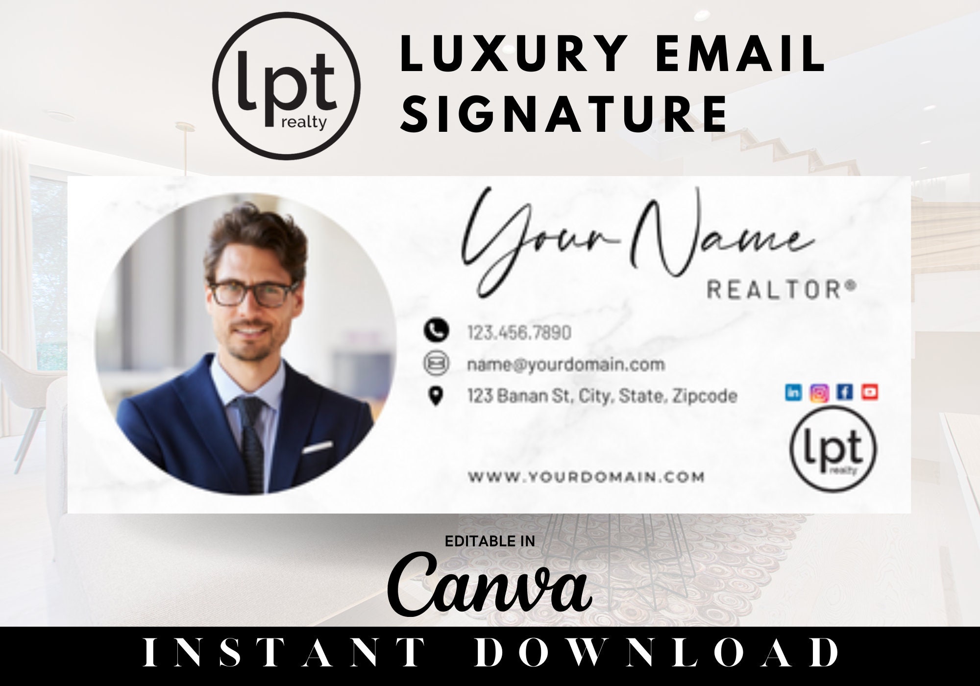 LPT Realty Email Signature Professional Email Signature for Gmail