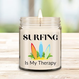 Surf Candle Gift For Surfer | Surfing Gifts | Surfing Decor| Surfing Lover Gifts| Surfer Gifts For Her| Surf Gift For Him| Gifts For Surfers