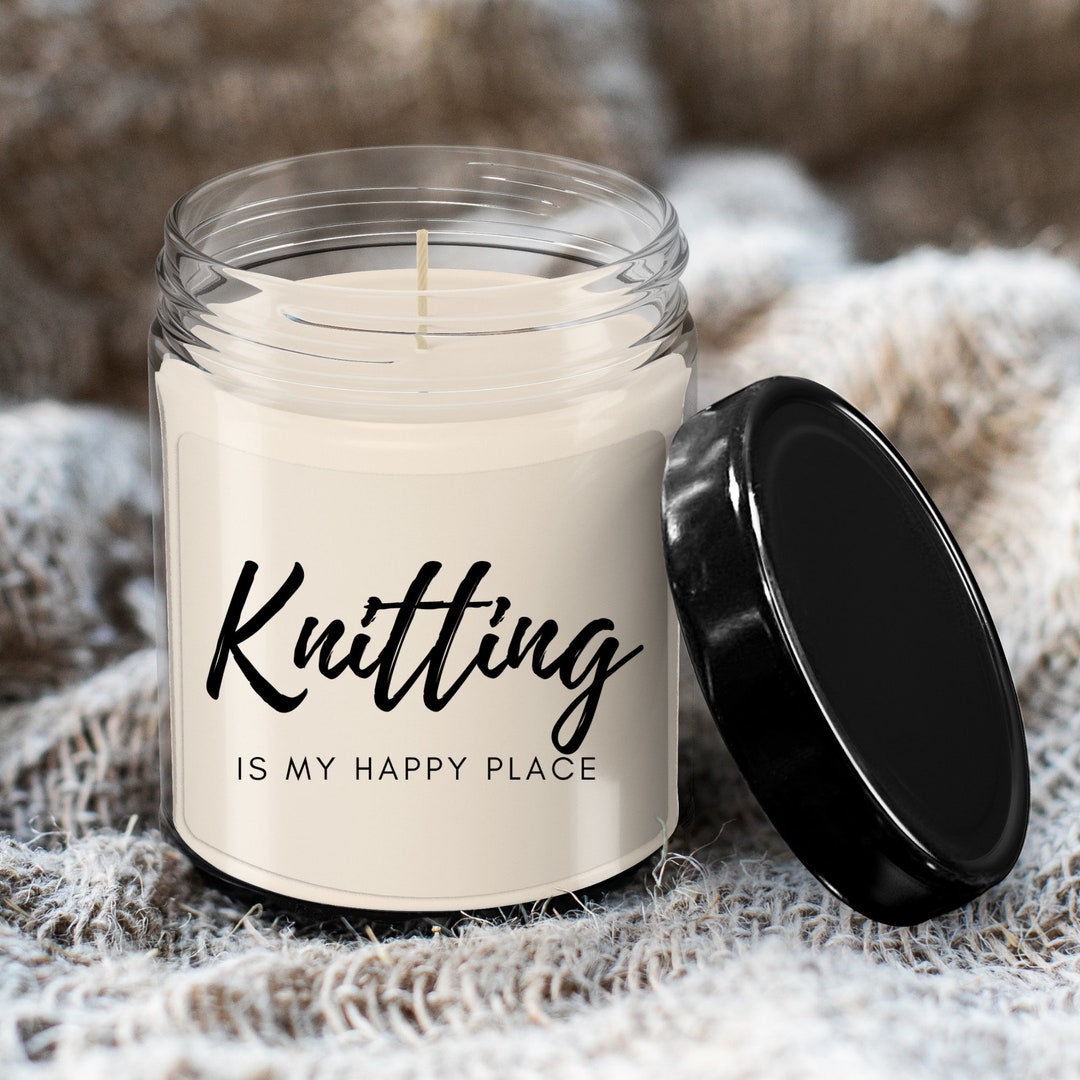 Knit Candle Funny Knitting Gifts for Knitters Gift for Etsy