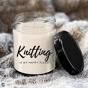Knit Candle | Funny Knitting Gifts for Knitters | Gift for Knitter | Knitting Love | Knitting Gift Candle | Knit Life | Funny Knitters Gift