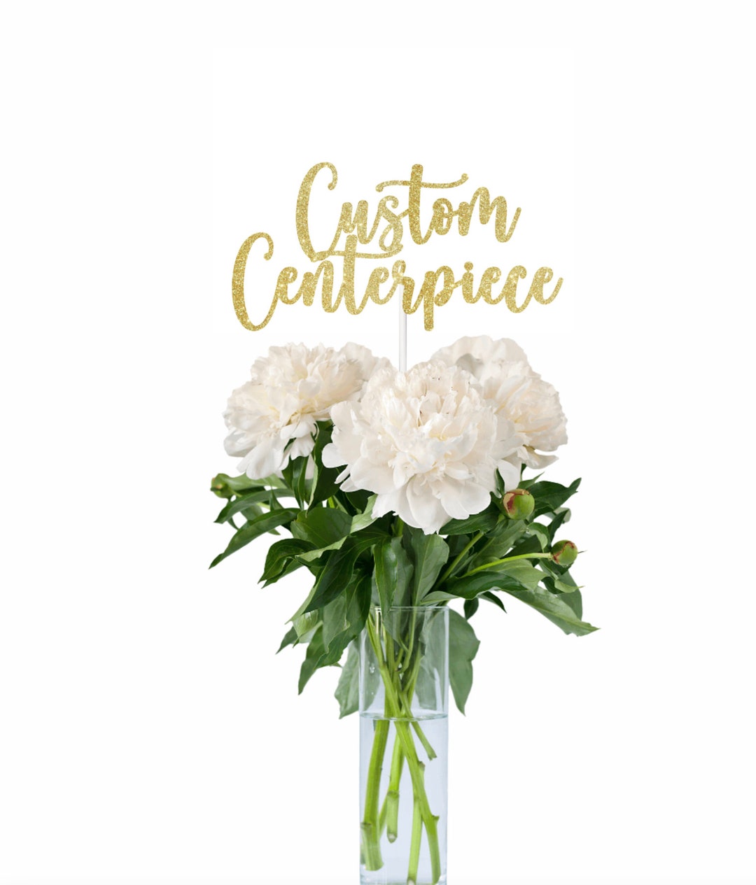 Custom Centerpiece Stick Personalized Centerpiece Custom Etsy