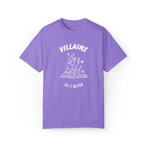 Camiseta Villains Do It Better: Camiseta escura romântica e literária imagem 5