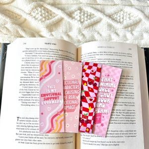 Set di segnalibri olografici romantici, segnalibro per club di lettura, gadget esclusivo per lettori, regalo per amanti dei libri, regali per lettori, segnalibro per lettori di libri romantici