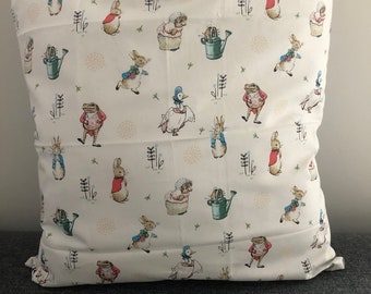 Beatrix Potter Peter Rabbit Nursery Cushion Cover 40cm X 40cm - Etsy