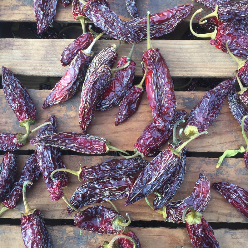 Red Jalapeño Dried Peppers by Fire Tongue Farms Etsy