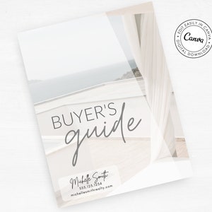 Real Estate Home Buying Guide, Home Buyer Guide, Real Estate Buyers Guide, Real Estate Buyer Packet, Real Estate Buyer Presentation