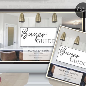 Real Estate Digital Home Buyer Presentation and Guide Template , Realtor Marketing, Realtor Buyer Packet, Real Estate Marketing and Branding